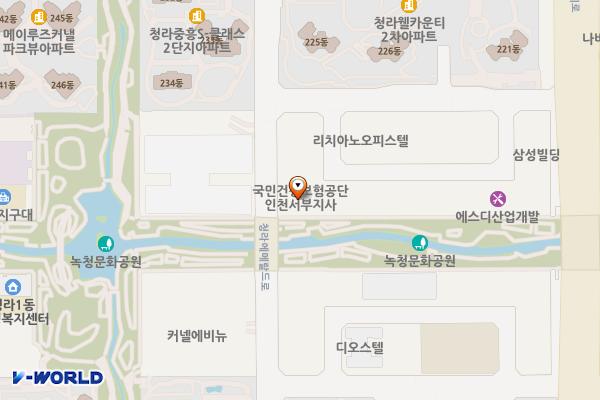 인천서구 청라빌딩 위치 지도 — 인천광역시 서해구 청라에메랄드로 94 (청라동)