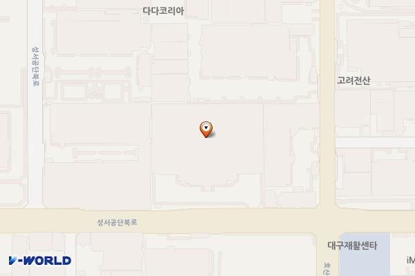 대구달서 ㈜화신 위치 지도 — 대구광역시 달서구 성서공단북로 105 (호산동)