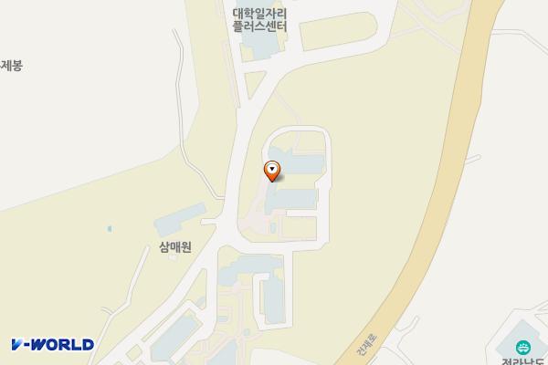 전남나주 동신대학교 대정1관 위치 지도 — 전남광주통합특별시 나주시 동신대길 85 (대호동)