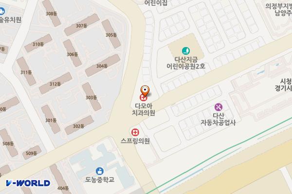 경기남양주 다산메인타워 2 위치 지도 — 경기도 남양주시 다산중앙로82번안길 118