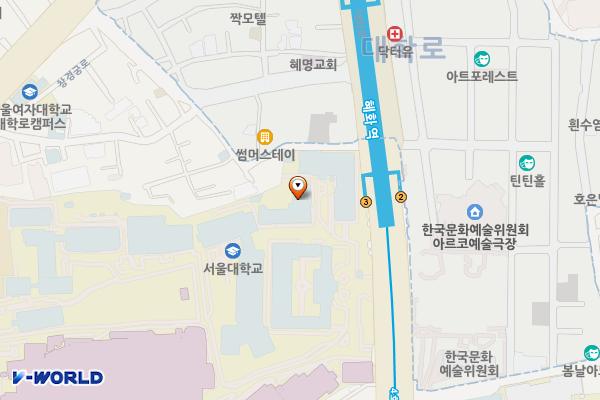 서울종로 서울대학교 의학도서관 위치 지도 — 서울특별시 종로구 대학로 103