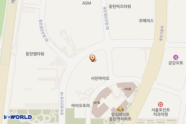 경기화성 동탄퍼스트코리아 위치 지도 — 경기도 화성시 동탄첨단산업1로 58
