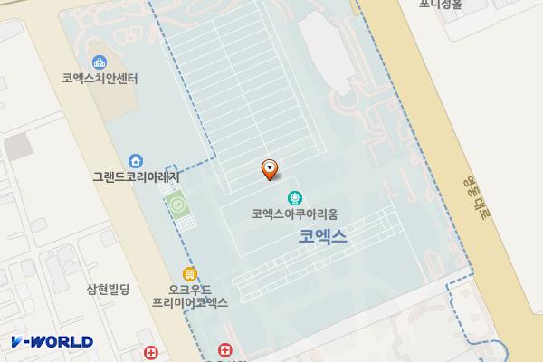 서울강남 코엑스옥상 2 위치 지도 — 서울 강남구 영동대로 513