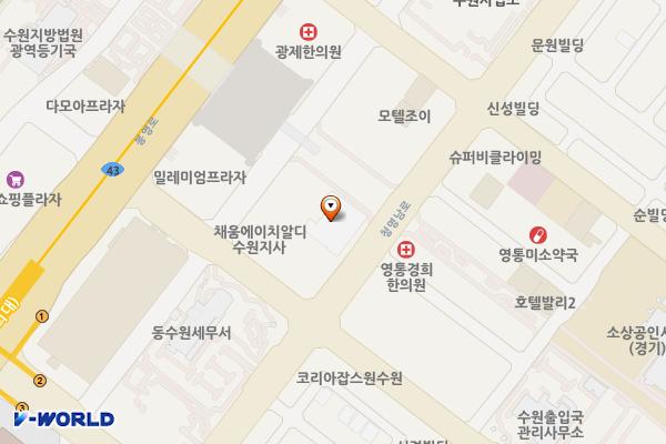 경기수원 영통클래시아 2 위치 지도 — 경기도 수원시 영통구 청명남로 25