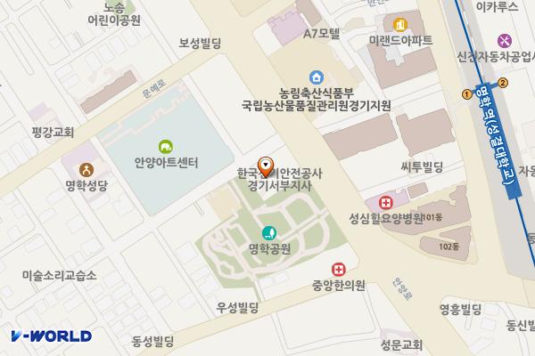 경기안양 연성대학교 벤처센터 위치 지도 — 경기도 안양시 만안구 안양로 111