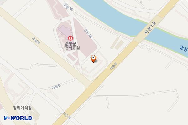 전북순창 장애인복지관 위치 지도 — 전북특별자치도 순창군 순창읍 교성로 141-8