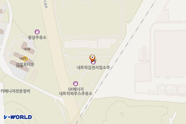 경북김천 내트럭하우스 김천사업소 1 위치 지도 — 경상북도 김천시 시청로 218