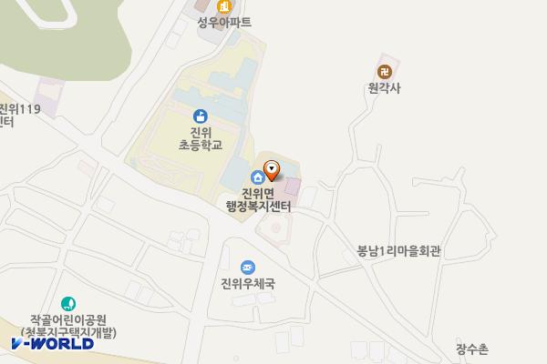 경기평택 진위면행정복지센터 1 위치 지도 — 경기도 평택시 진위면 봉남길 61