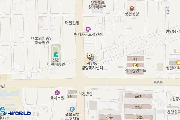 경북경주 성건동행정복지센터 1 위치 지도 — 경북 경주시 금성로 370