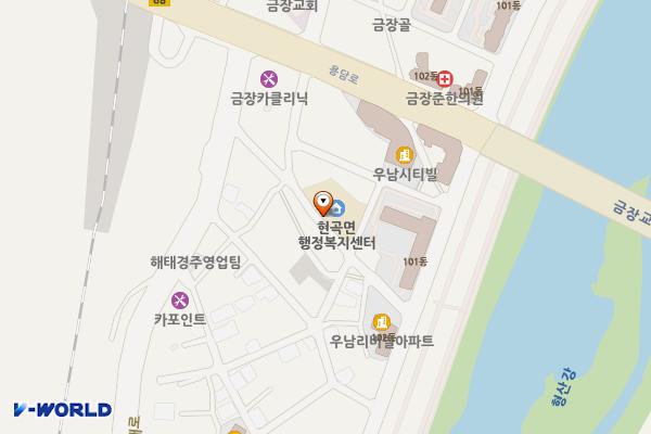 경북경주 현곡면행정복지센터 1 위치 지도 — 경북 경주시 현곡면 금장2길 12