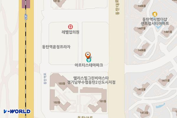 경기화성 신유메디프라자 1 위치 지도 — 경기도 화성시 동탄구 동탄대로19길 10