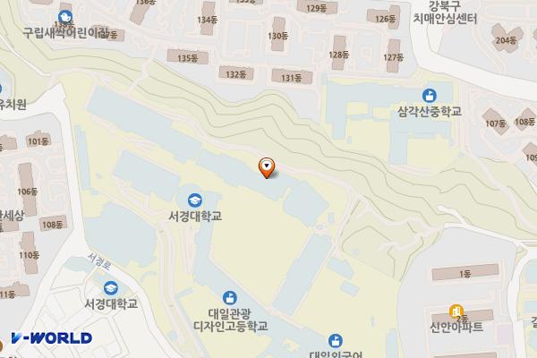 서울성북 서경대학교 5 위치 지도 — 서울 성북구 서경로 124