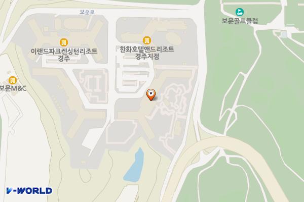 경북경주 소노벨경주 1 위치 지도 — 경북 경주시 보문로 182-27