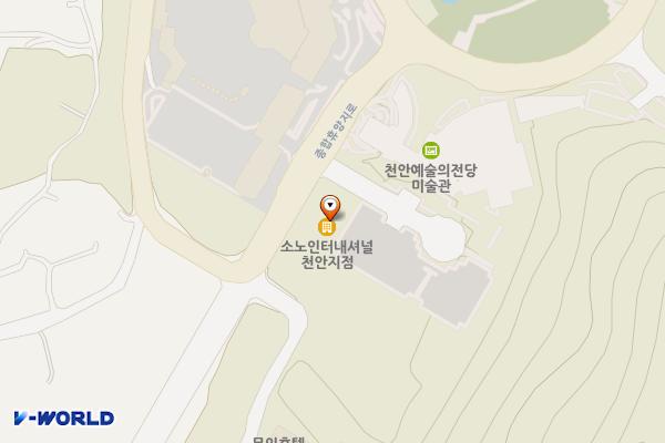 충남천안 소노벨천안(급) 1 위치 지도 — 충남 천안시 동남구 성남면 종합휴양지로 199