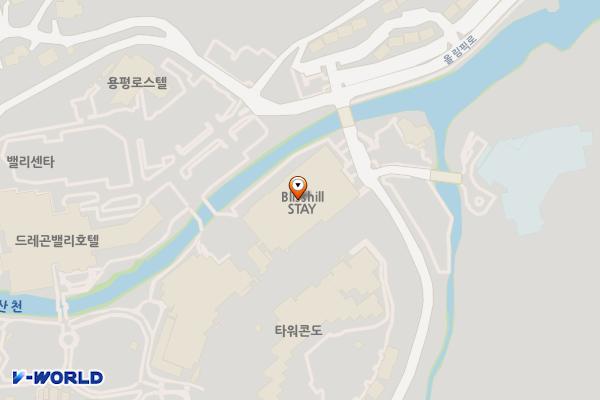 강원평창 용평리조트블리스힐 2 위치 지도 — 강원특별자치도 평창군 대관령면 올림픽로 661
