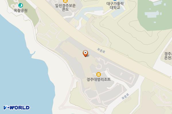 경북경주 소노벨경주 2 위치 지도 — 경북 경주시 보문로 402-12