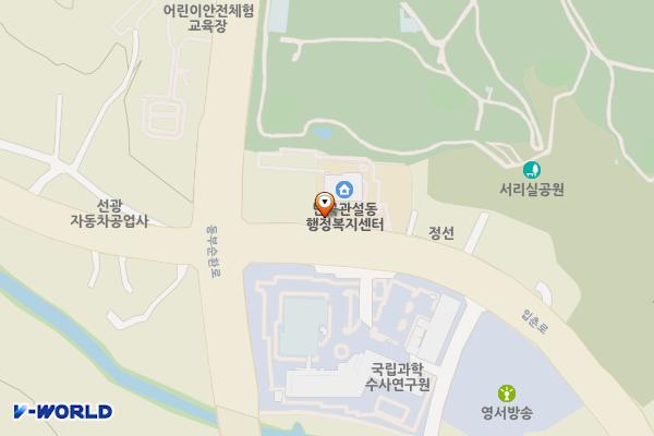 강원원주 반곡관설동 행정복지센터 1 위치 지도 — 강원특별자치도 원주시 입춘로 5