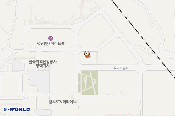 S-월드 주차타워 지하 5층 위치 지도 — 경기도 평택시 고덕면 도시지원로 128