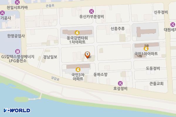 이엠모텔 위치 지도 — 경상남도 진주시 남강로1081번길 9