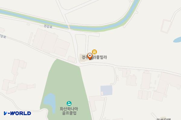 케이호텔 위치 지도 — 경상북도 경주시 천북면 천강로 295-60