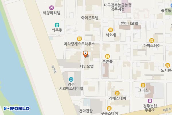 블루모아 위치 지도 — 경상북도 경주시 태종로685번길 24