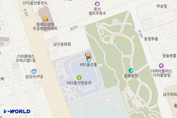 한국방송공사 울산방송국 위치 지도 — 울산광역시 남구 번영로 212