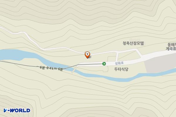 무릉계곡 제2주차장 위치 지도 — 강원특별자치도 동해시 삼화로 538