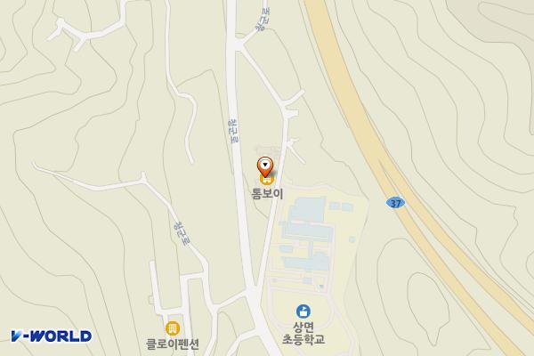 메신저타로 위치 지도 — 경기도 가평군 상면 청군로 720-23