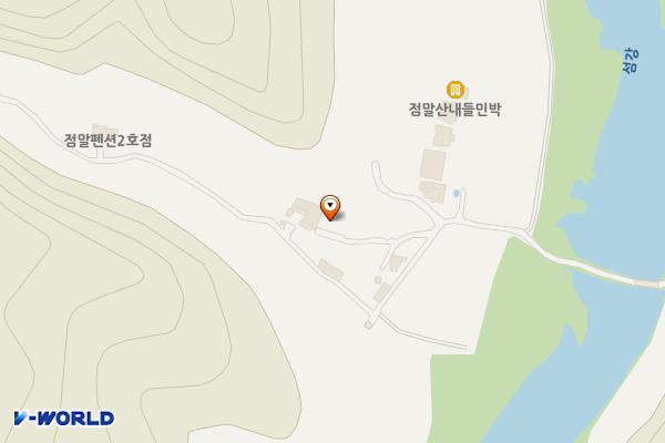 점말민박(6) 위치 지도 — 강원특별자치도 원주시 지정면 간현로186번길 141-53