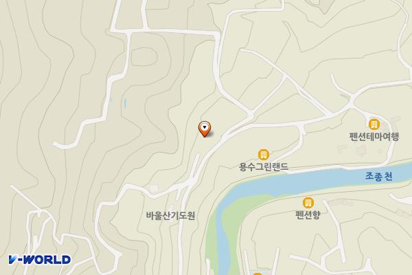 정다운 요양원 위치 지도 — 경기도 가평군 조종면 운악청계로491번길 106