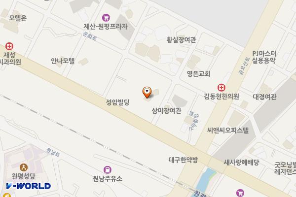에덴빌 모텔 위치 지도 — 경상북도 구미시 구미중앙로21길 5-8