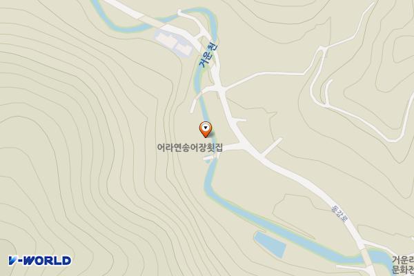 어라연송어횟집 위치 지도 — 강원특별자치도 영월군 영월읍 동강로 955