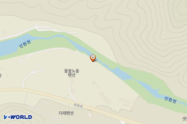 자연속가든자연속캠핑장 위치 지도 — 경상북도 청도군 운문면 운문로 1398