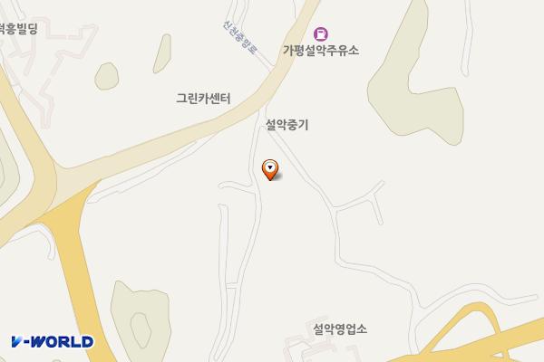 프렌즈스크린79야드 위치 지도 — 경기도 가평군 설악면 신천중앙로28번길 9
