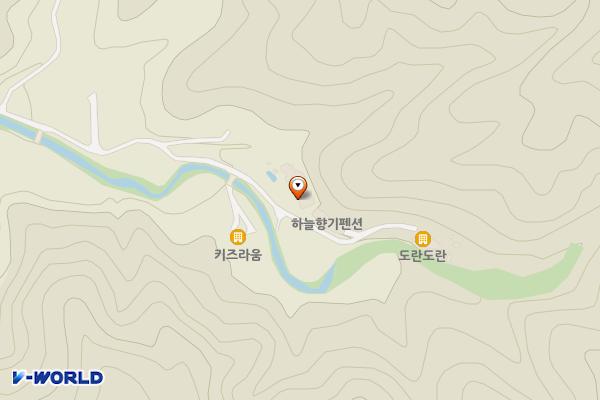 하늘향기관광농원 위치 지도 — 경기도 포천시 일동면 사기막길 213