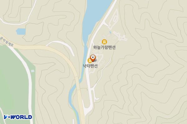 도니VIP키즈풀빌라 위치 지도 — 경기도 포천시 일동면 운악청계로1480번길 8-1
