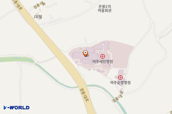 의료법인 고려의료재단 위치 지도 — 경기도 여주시 가남읍 경충대로 924