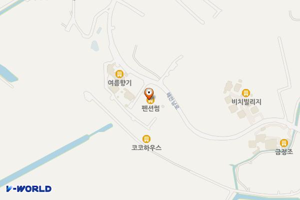 펜션썸 위치 지도 — 인천광역시 강화군 화도면 해안남로 2131