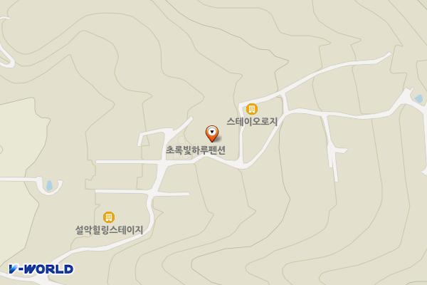 송민박 위치 지도 — 경기도 가평군 설악면 한서로375번길 137