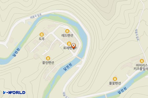 휴아일랜드 위치 지도 — 경기도 가평군 가평읍 태봉두밀로 269-96