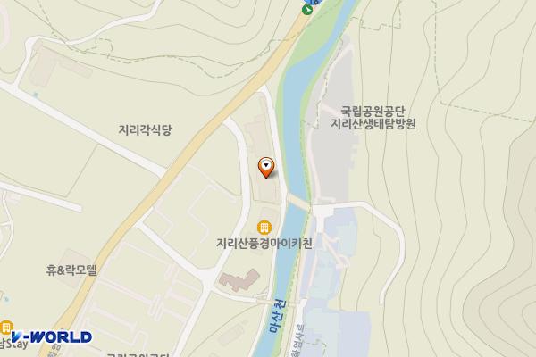 지리산 리틀프린스 펜션 위치 지도 — 전남광주통합특별시 구례군 마산면 화엄사로 386-9