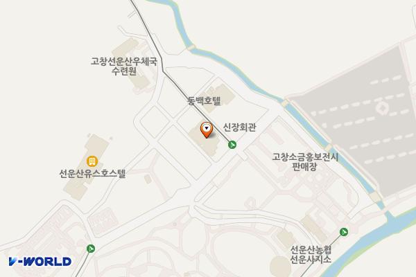선운산 관광호텔 위치 지도 — 전북특별자치도 고창군 아산면 중촌길 21