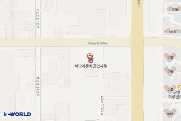(주)하남자동차공업사 위치 지도 — 전남광주통합특별시 광산구 하남산단5번로 120
