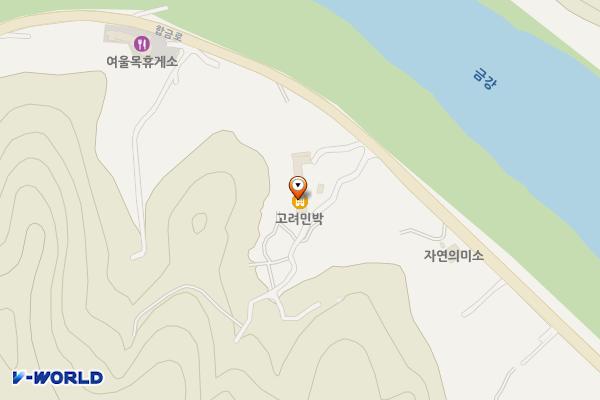 고려패밀리펜션(고려패밀리민박) 위치 지도 — 충청북도 옥천군 청성면 합금로 426