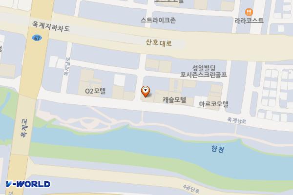 모던 비즈니스 호텔 위치 지도 — 경상북도 구미시 옥계남로 25