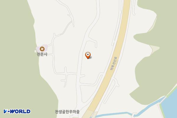 천생산 오리사냥 위치 지도 — 경상북도 구미시 천생산길 38