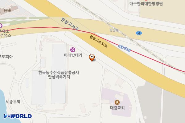 태백 냉동 공사 위치 지도 — 대구광역시 동구 대림로 16