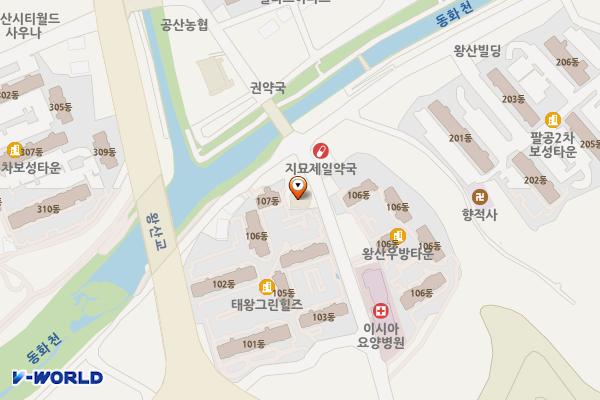 앤 모텔 위치 지도 — 대구광역시 동구 파계로6길 29