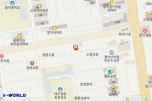 성주 숯불 갈비 위치 지도 — 대구광역시 서구 평리로54길 3
