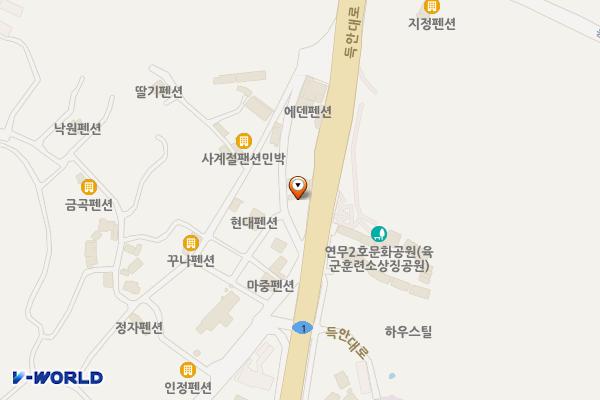 달카페앤레스토랑 위치 지도 — 충청남도 논산시 연무읍 득안대로 391